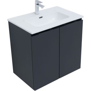 Тумба под раковину Aquanet Алвита New 303904 70 см антрацит